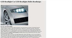 Desktop Screenshot of ledheadlight.net